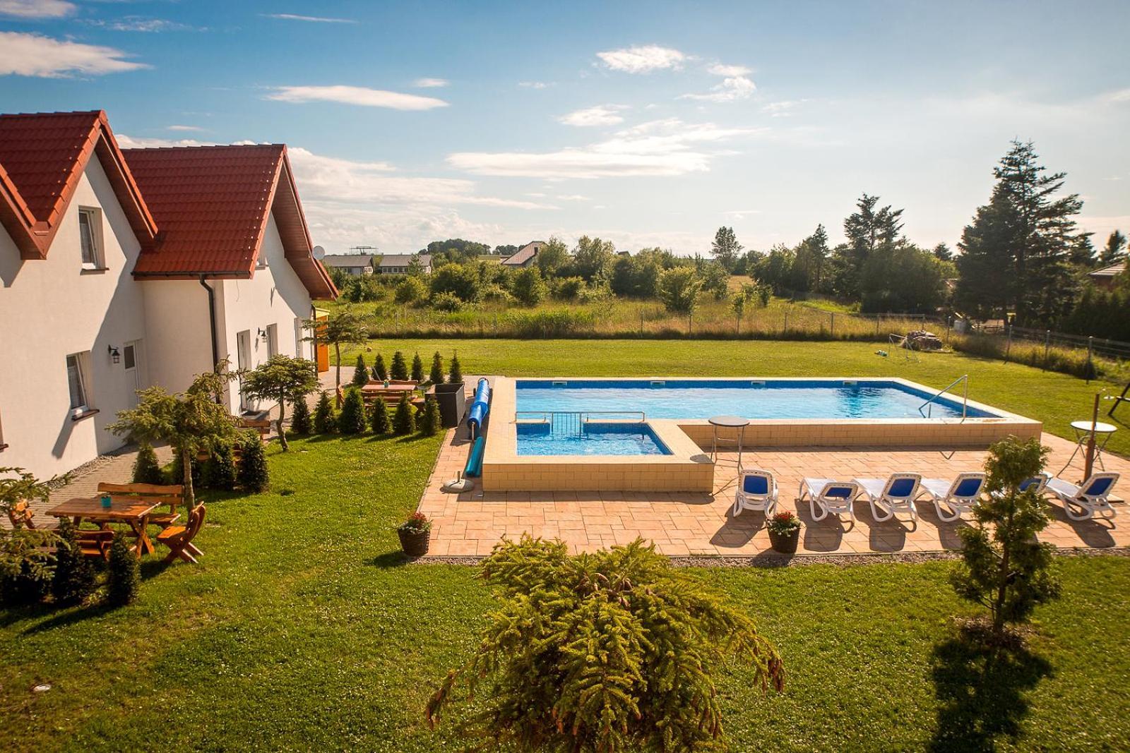 Aqua Fun Domki Z Basenem Ujście-Darłowskie المظهر الخارجي الصورة